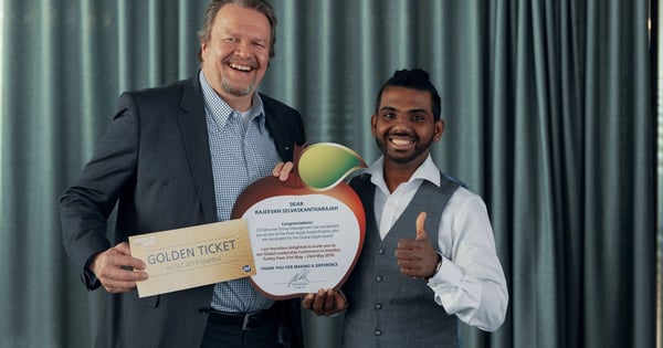 Rajeevan ”Jeevan” Selvaskantharajah on globaalin Omena-ohjelmamme top 3-finalisti!