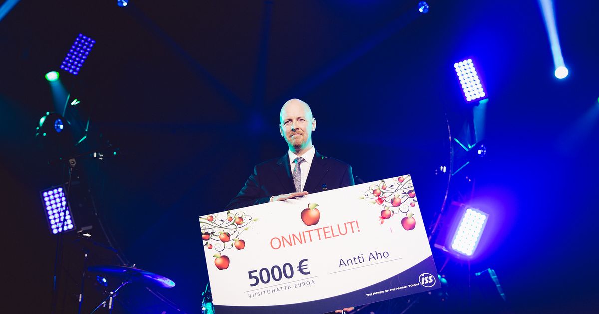 Omena-voittaja Antti Aho: Hommia paiskitaan ISS:n arvoja noudattaen