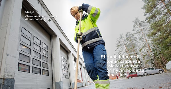 Vaihtelevia säitä, pysyvää palvelua